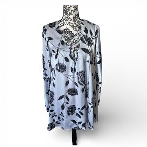 Show me your mumu floral lace up tunic